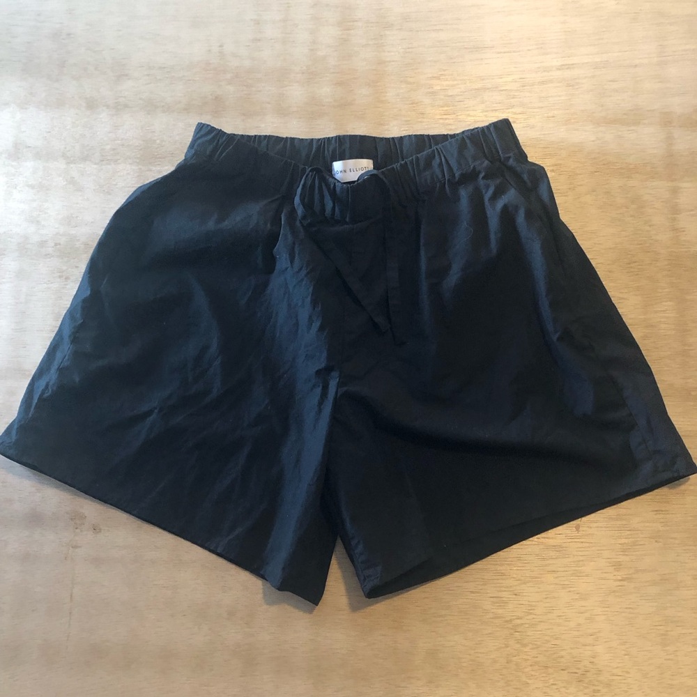 John Elliott - Black Drawstring Shorts size XS / 0
